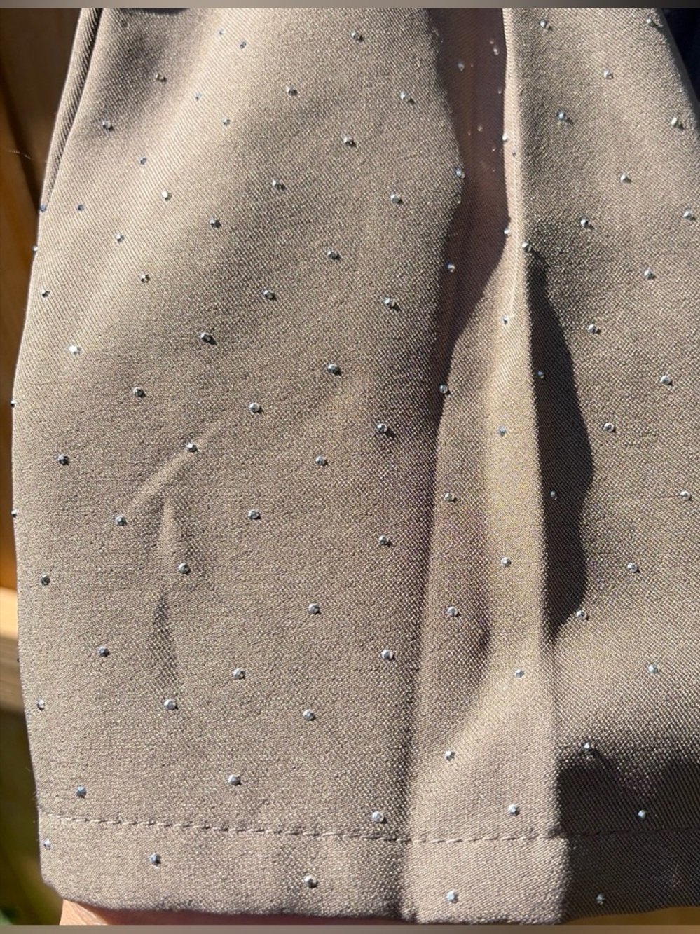 Studded Pleated Mini Skirt - Picture 4 of 4